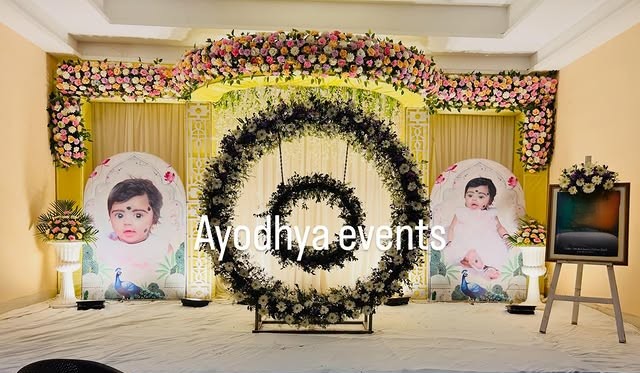 Baby function decoration by Ayodhya Events