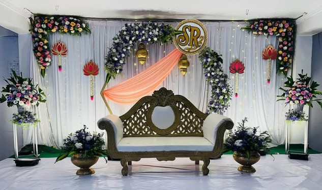 Marriage stage decoration by Ayodhya Events